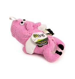 goDog Checkers Pig Dog Toy - Large