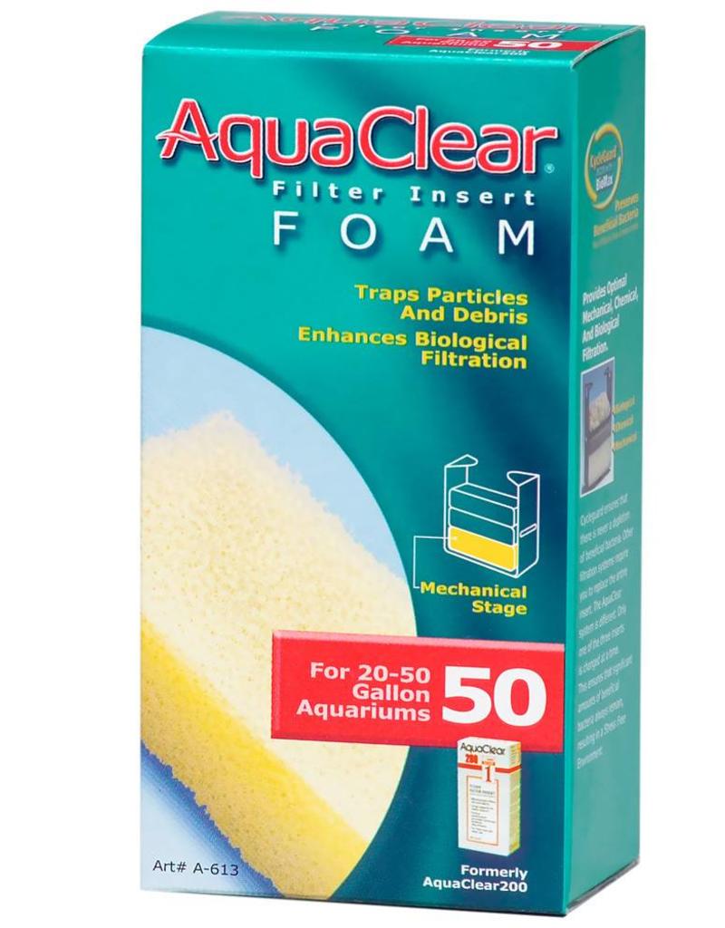 Aqua Clear Fluval AC50 Bio-Foam Filter Insert Blue 30PPI 1pk