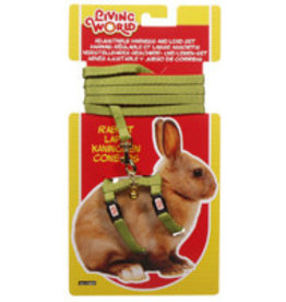 Living World Rabbit Harness & Lead Green