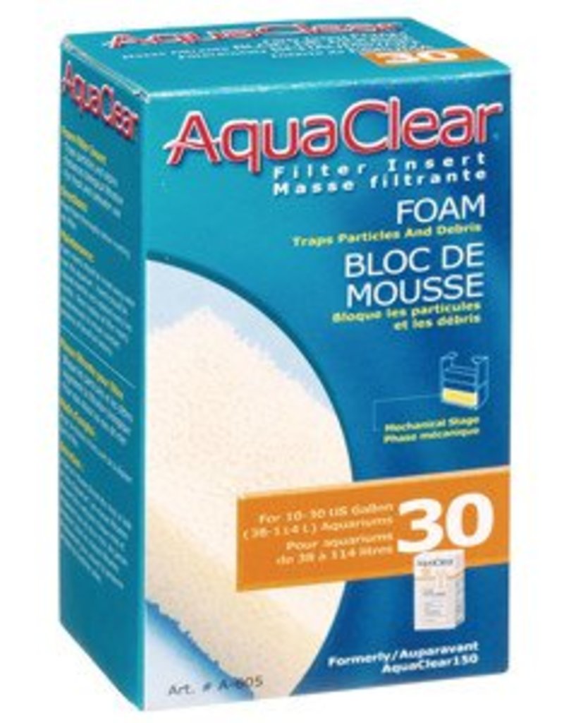 Aqua Clear Fluval AC30 Bio-Foam Filter Insert 30PPI 1pk