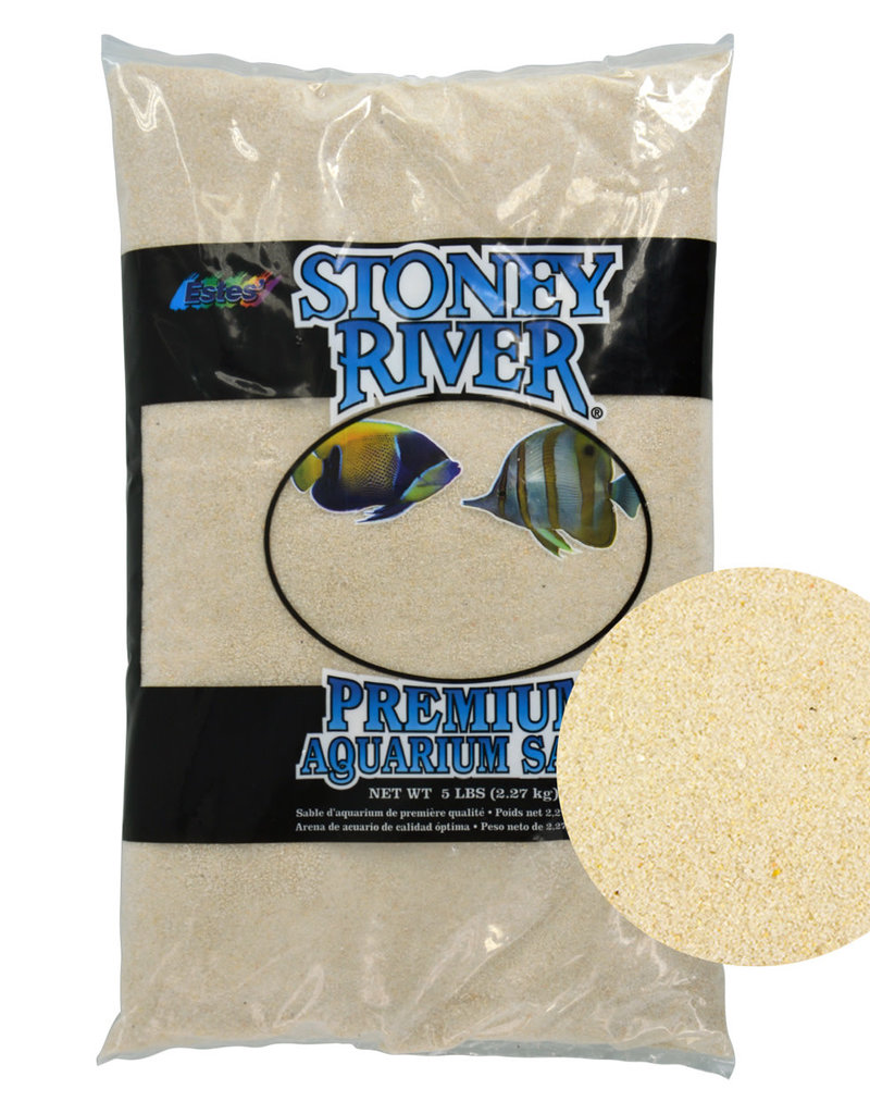 estes Estes Stoney River Premium Aquarium Sand - Beige - 5 lb