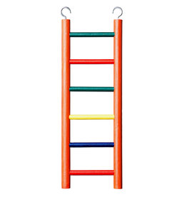 Prevue Hendryx Prevue Hendryx 6-rung Wood Bird Ladder - Multi-color