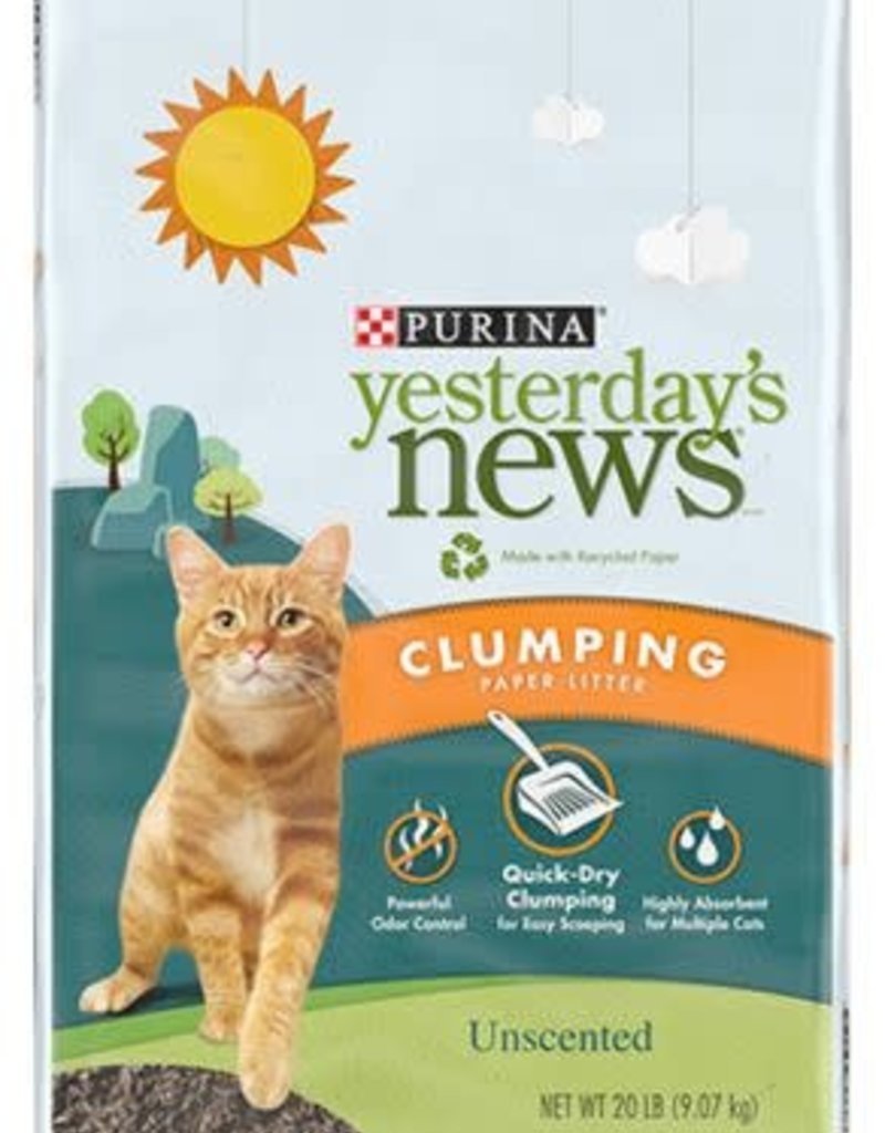 Yesterday's News Yesterday's News Original Clumping Unscented Cat 20lb