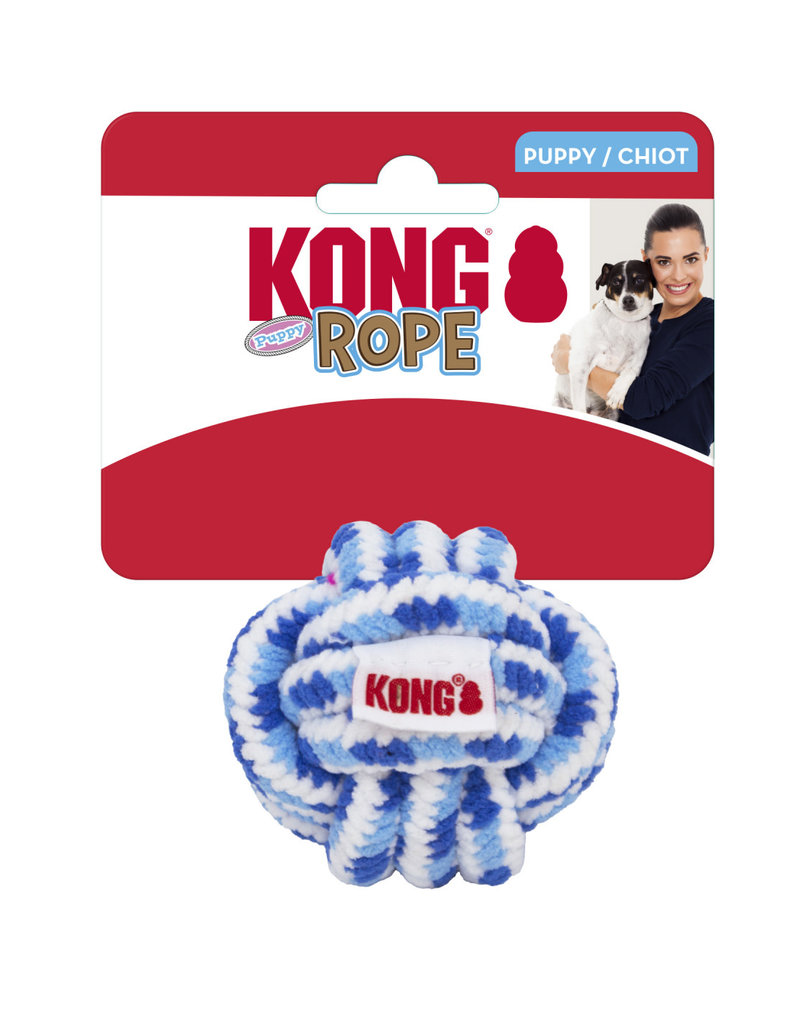 Kong Kong Rope Ball Puppy Assorted S