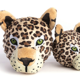 Fabdog Fabdog Faball Squeakey Dog Toy - Leopard - Large