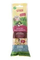 Living World Hamster Sticks Vegetable Flavour - 2 pack