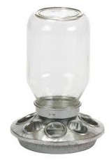 Little Giant Farm Little Giant - Mason Jar Feeder - Glass - 1qt