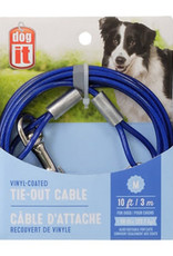 Dogit Dogit Tie-Out Cable - Blue - Medium - 3 m (10 ft)