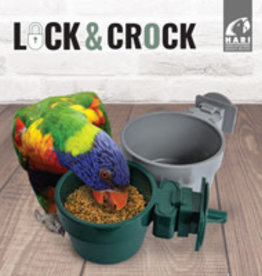 hari HARI Lock & Crock Heavy-Duty - Tip-Proof - Food and Water Bowl - 177 ml (6 oz)