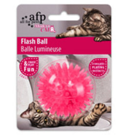 All Four Paws All for Paws Modern Cat Flash Ball, Assorted (Blue/Green/Orange/Pink)