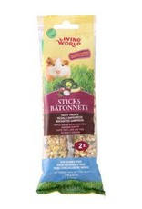 Living World Guinea Pig Sticks Vegetable Flavour - 2 pack