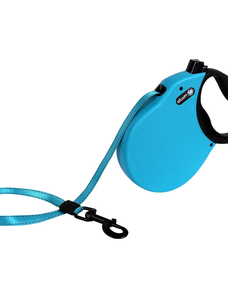 Alcott Alcott Expedition Retractable Leash - Medium - 24 ft - Blue