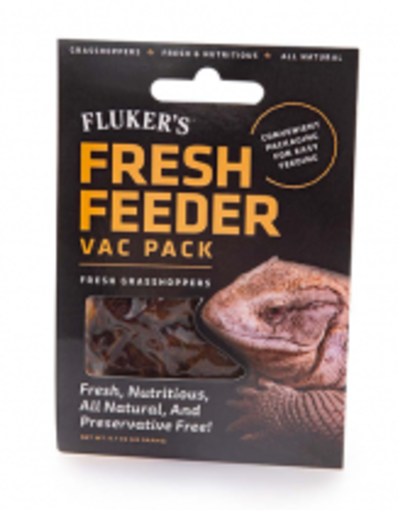 Fluker's Fluker's Fresh Feeder Vac Pack - Fresh Grasshoppers - 0.7 oz