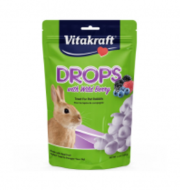 VitaKraft Vitakraft Drops with Wild Berry Treat for Pet Rabbits 5.3 oz
