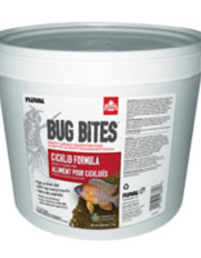 Fluval Fluval Nutrafin Bug Bites Cichlid Formula - Medium to Large Fish - 1.4-2.0 mm granules - 1.7 kg