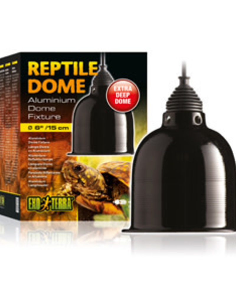 Exo Terra Exo Terra Reptile Aluminum Dome Fixture - Small - 15 cm (6")