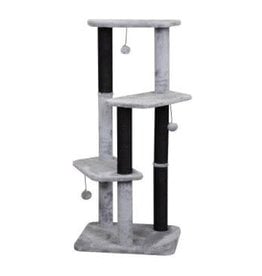 Bud-Z 3 Level Cat Tree with Black Sissal 50x40x111cm