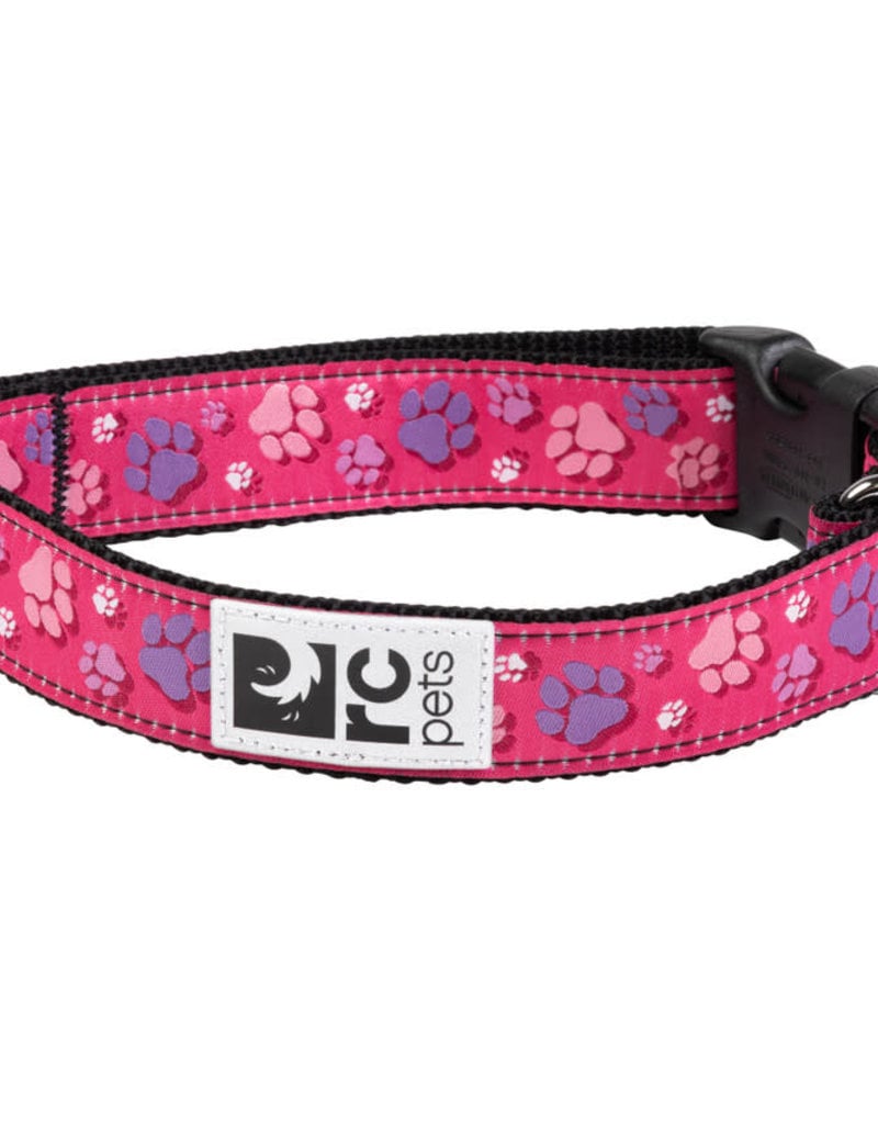 RC Pets RC Pets Clip Collar M Fresh Tracks Pink