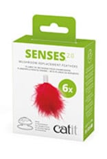 Catit Catit Senses Mushroom Replacement Feathers - 6 pack