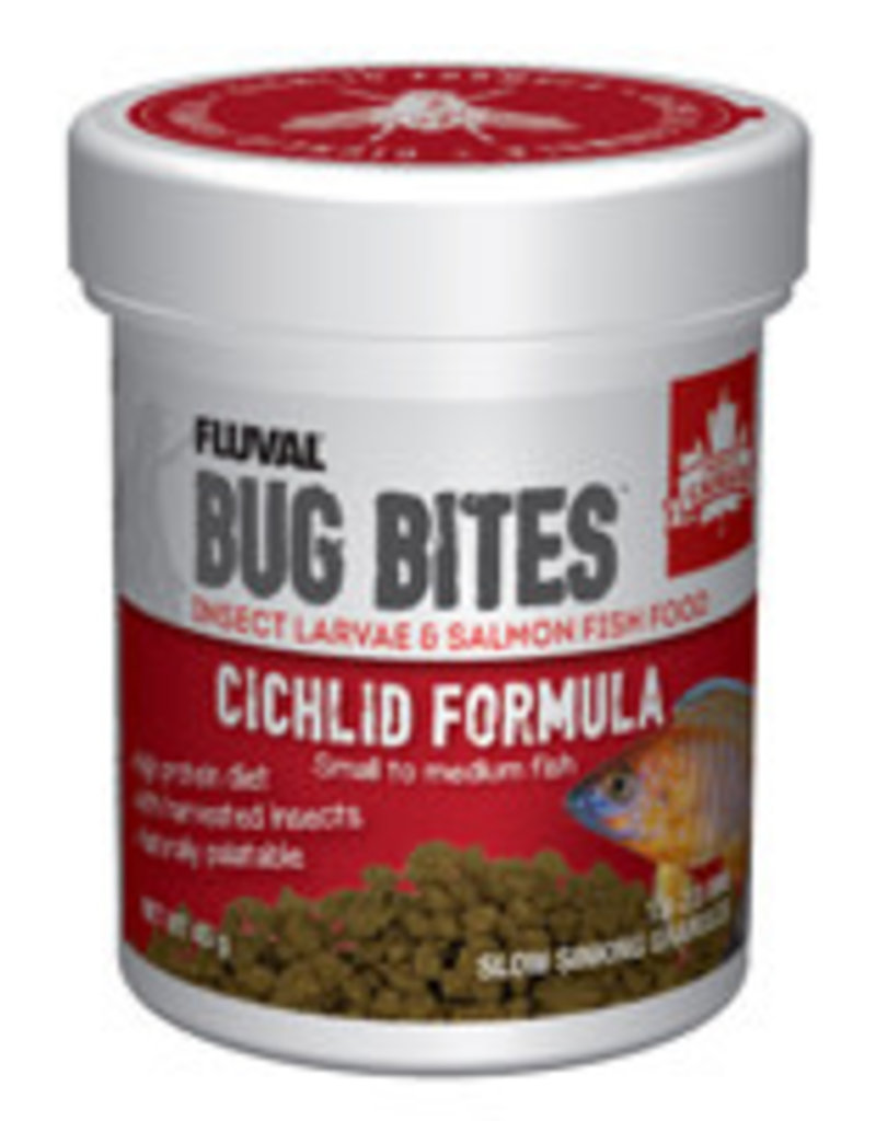Nutrafin Fluval Bug Bites Cichlid Formula Small-Medium - 45g