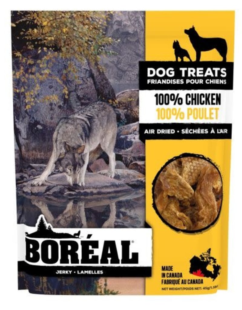 Boreal Dog Treats - 100% Chicken Jerky 45g