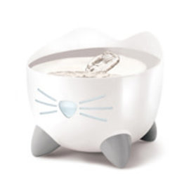 Catit Catit PIXI Fountain - White with Stainless Steel Top - 2.5 L