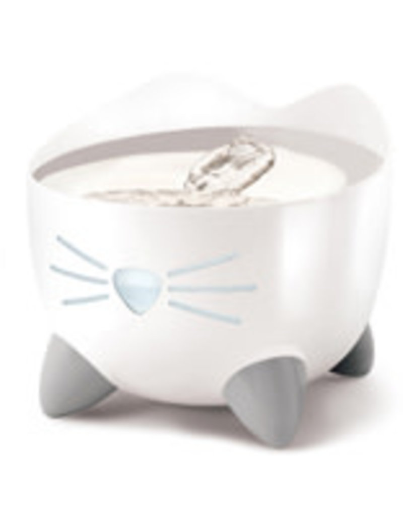 Catit Catit PIXI Fountain - White with Stainless Steel Top - 2.5 L