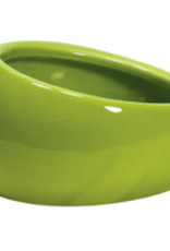 Living World Ergonomic Dish - Large - 420 mL (14.78 oz) - Green/Ceramic