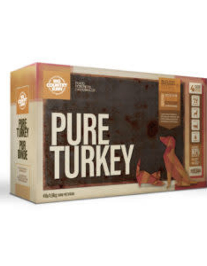 Big Country Raw Big Country Raw Pure Turkey Carton 4lb