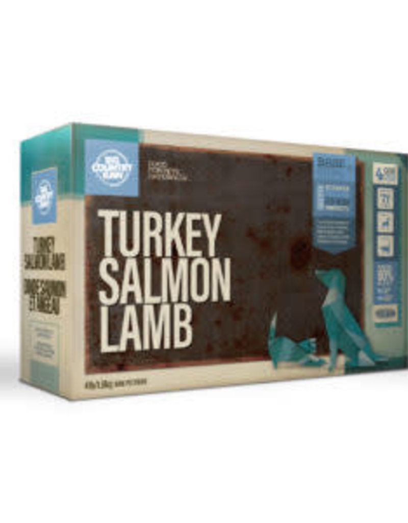 Big Country Raw Big Country Raw Turkey Salmon Lamb Carton 4lb