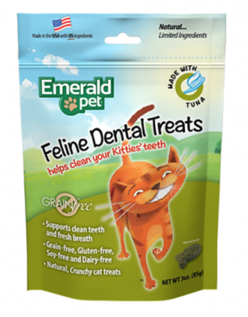 Emerald Pet Emerald Pet Products Smart N' Tasty Tuna Feline Dental Treat 3 oz