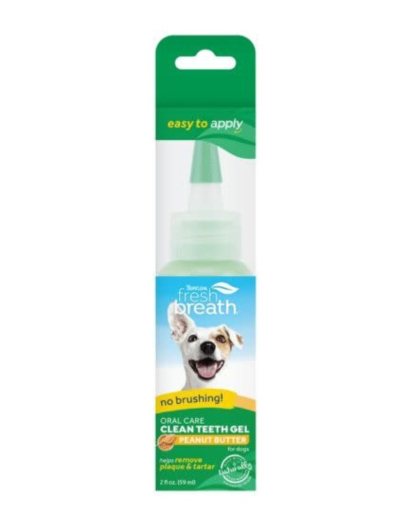 TropiClean TropiClean Fresh Breath Clean Teeth Peanut Butter Oral Care Gel 2oz