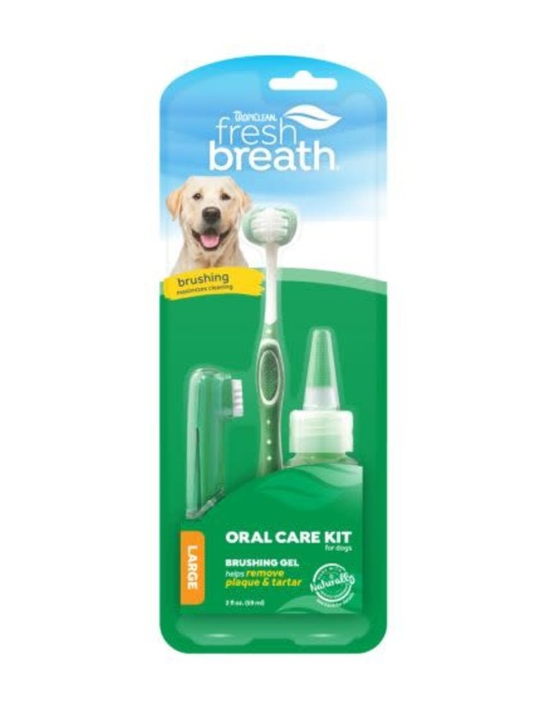 TropiClean TropiClean Fresh Breath Oral Care Kit for Large Dogs 2oz
