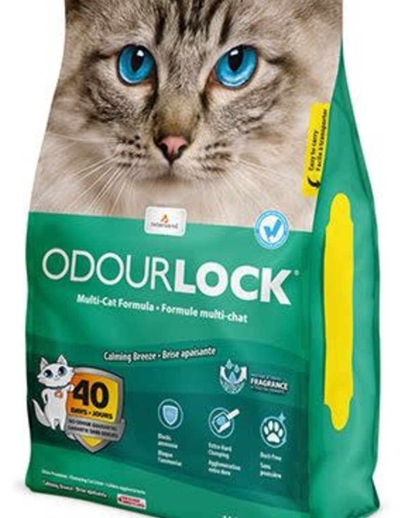 Intersand Odourlock Ultra Premium Clumping Cat Litter Calming Breeze 12kg