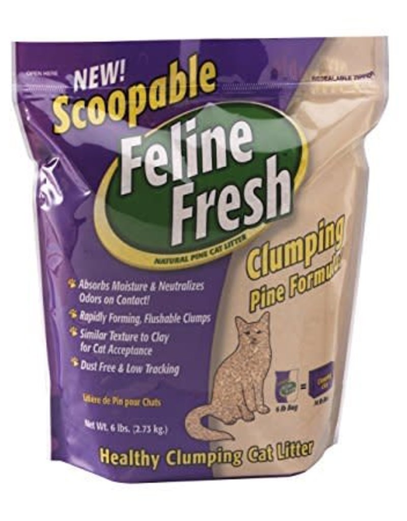Feline Fresh Clumping Pine Litter 6lb
