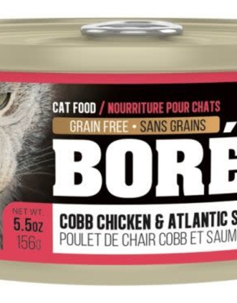 Boreal Cobb Chicken and Atlantic Salmon Cat Food 156g