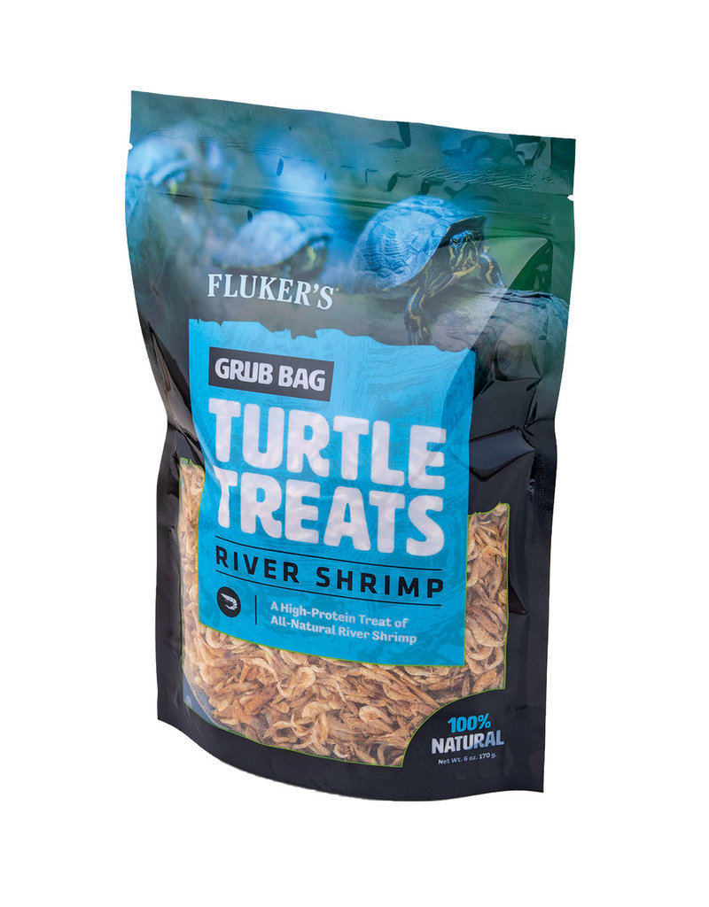Fluker's Fluker's Grub Bag Turtle Treats - River Shrimp - 6 oz