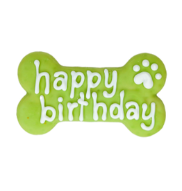 Bosco and Roxy's Cookie - Bosco and Roxy's Happy Birthday Bone - Green 1pc.