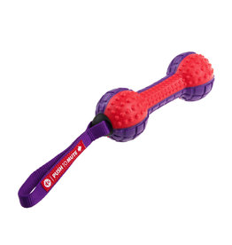 Gigwi Gigwi Classic Push To Mute - Dumbbell - Red/Purple