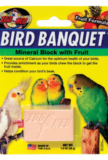 Zoo Med Zoo Med Bird Banquet Mineral Block - Fruit Formula - 1 oz