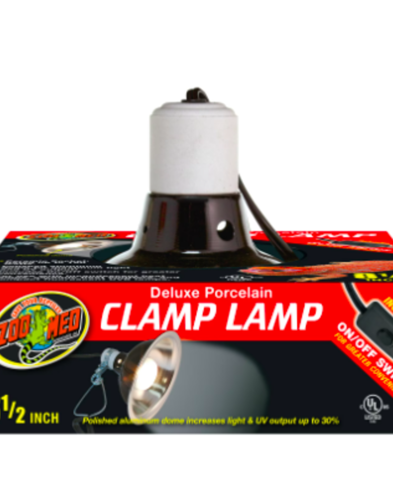 Zoo Med Zoo Med Deluxe Porcelain Clamp Lamp - 8.5"