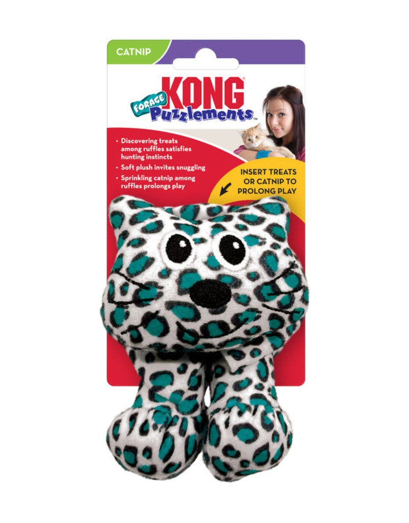 Kong Kong Cat Puzzlements Forage Kitty - Assorted Colors