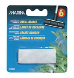 Marina Marina Aquarium Glass Cleaning Refill Blades - 6 Pack