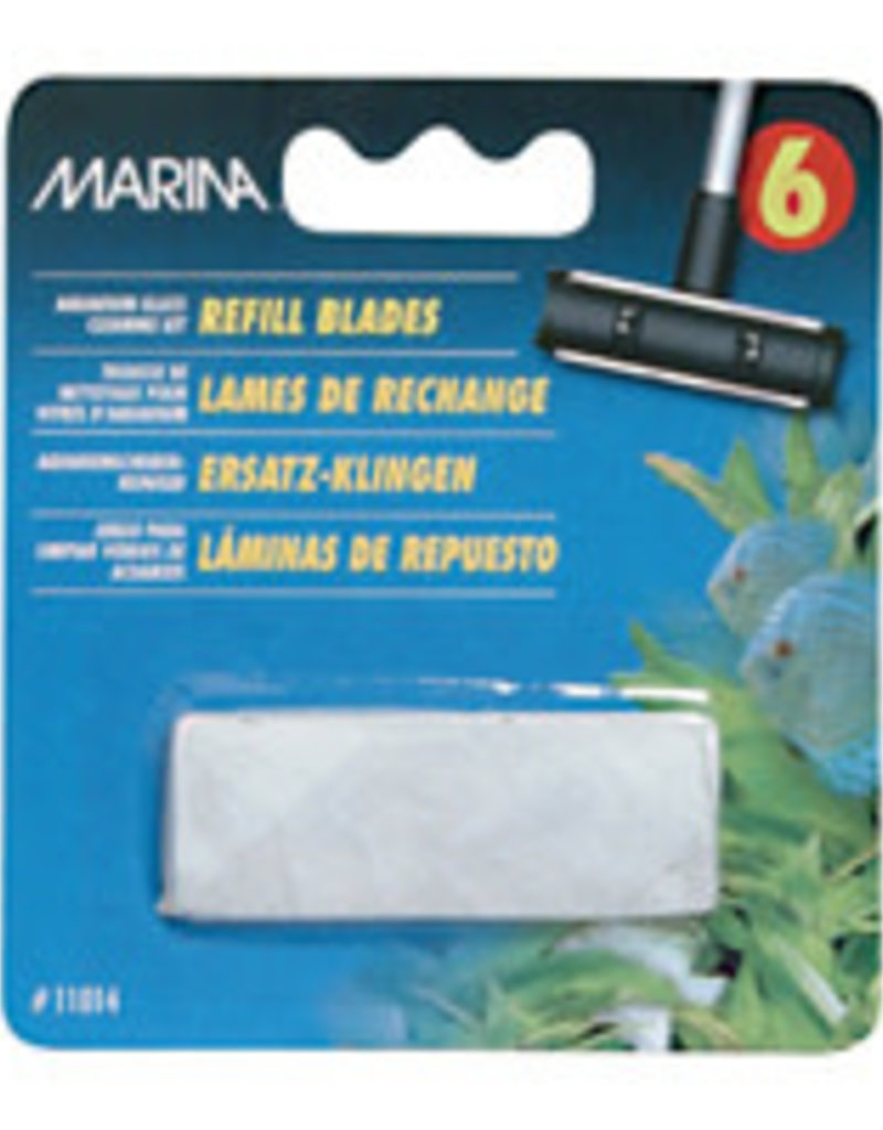 Marina Marina Aquarium Glass Cleaning Refill Blades - 6 Pack