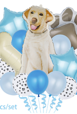 AliExpress Ali Puppy Dog Pet Paw Birthday Party Supplies - Blue Balloon Set