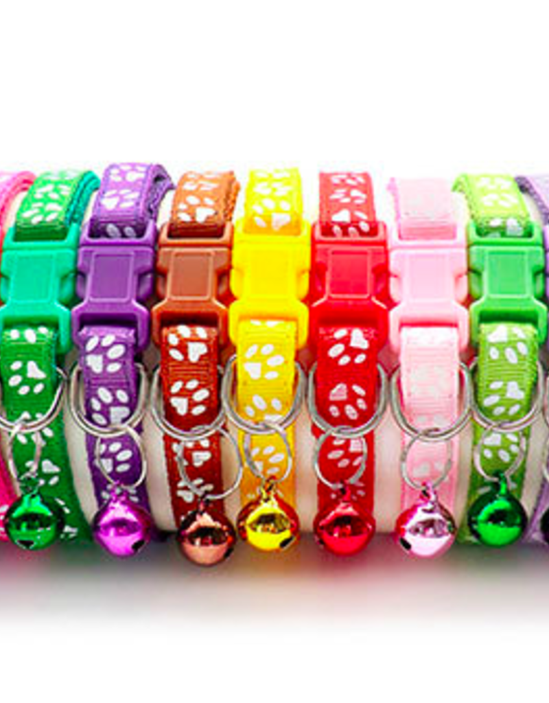 AliExpress Breakaway Pet Collar with Bell - Assorted Colors/Patterns - 1pc.