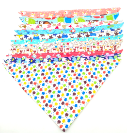AliExpress Cotton Dog Bandana (70x48x48cm) - Assorted Colors/Patterns