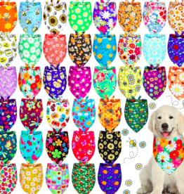 AliExpress Dog Bandana - Assorted Spring/Summer Patterns (64x43x43cm) - 1pc.