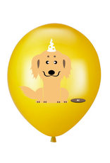 AliExpress Dog Cartoon Latex Balloon - Gold