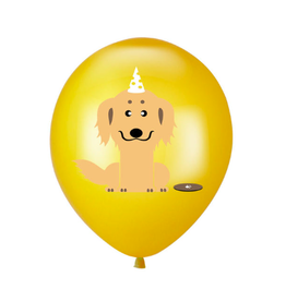 AliExpress Dog Cartoon Latex Balloon - Gold